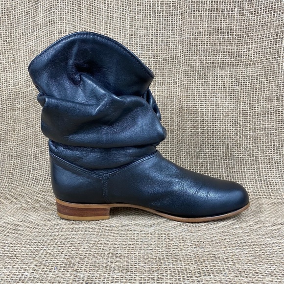 DINGO Bootie Boots Slouch Black Leather Ankle Women’s Size 6.5 - Picture 6 of 10